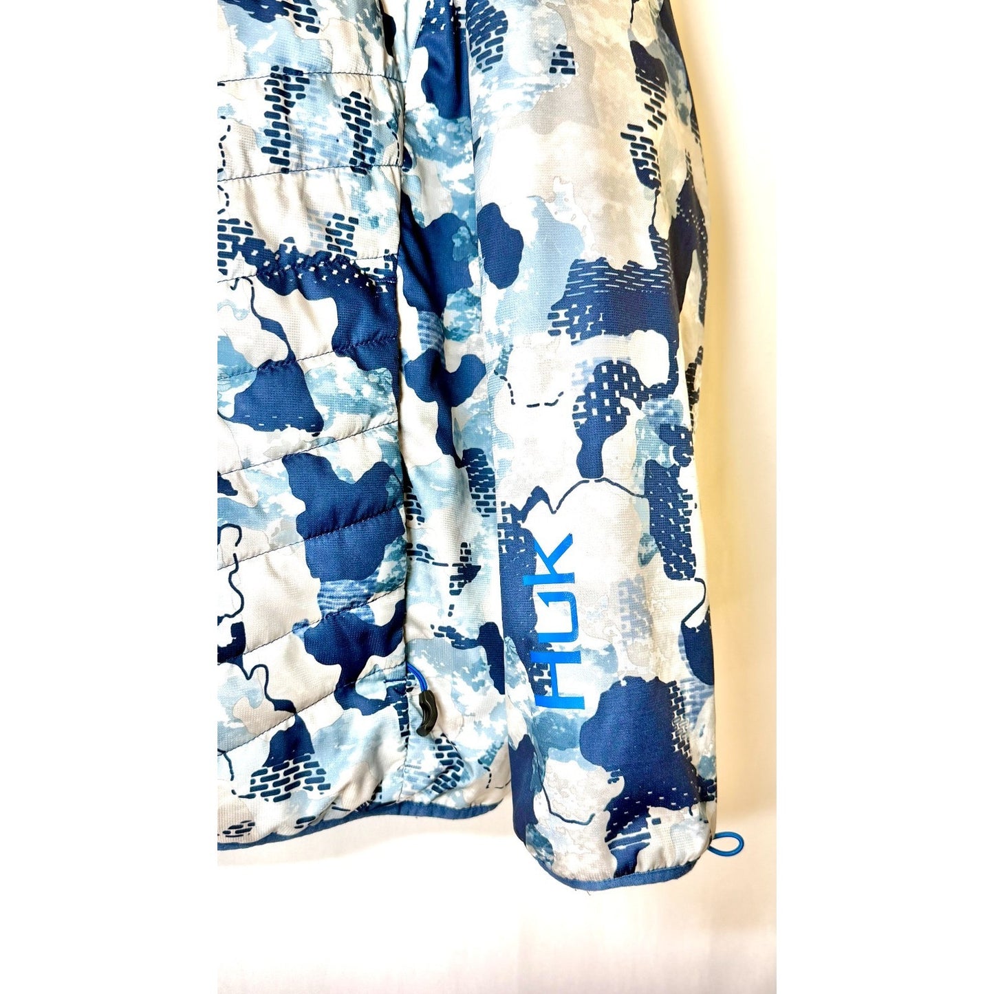 Huk Men's Icon X Puff Blue Camo Insulated Jacket / Size XL / $160 Retail