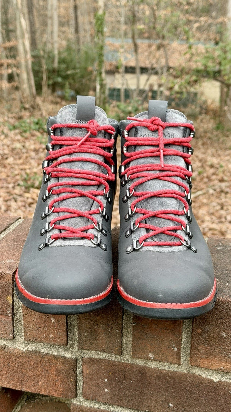 COLE HAAN ZERØGRAND Men's Size 11 Leather Water Resistant Hiking Boots $150 New