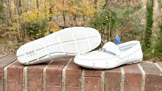 SWIMS Men's Riva Loafers Men’s Size 12 White MSRP $228 - NWOB - See Pics!!!