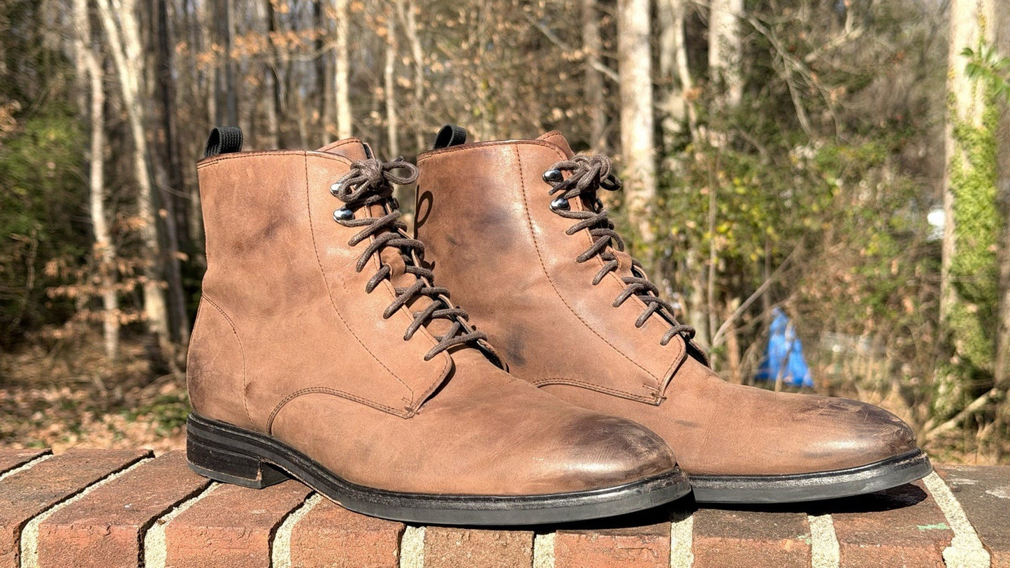 Cole Haan Wagner Grand Plain Toe Boots / Men’s Size 12 / Waterproof / C31558