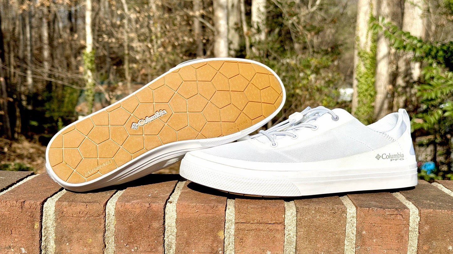 NWT Columbia Men's Bonehead PFG, White/Columbia Grey / Size 11.5 / New