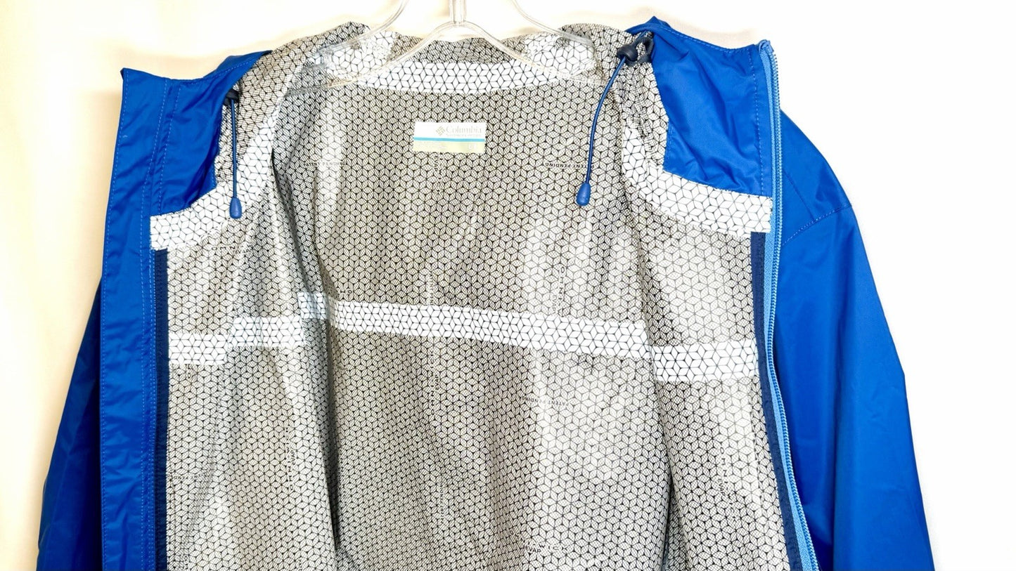 Columbia Men’s Evapouration Omni-Tech Rain Jacket / Super Blue / Size Large