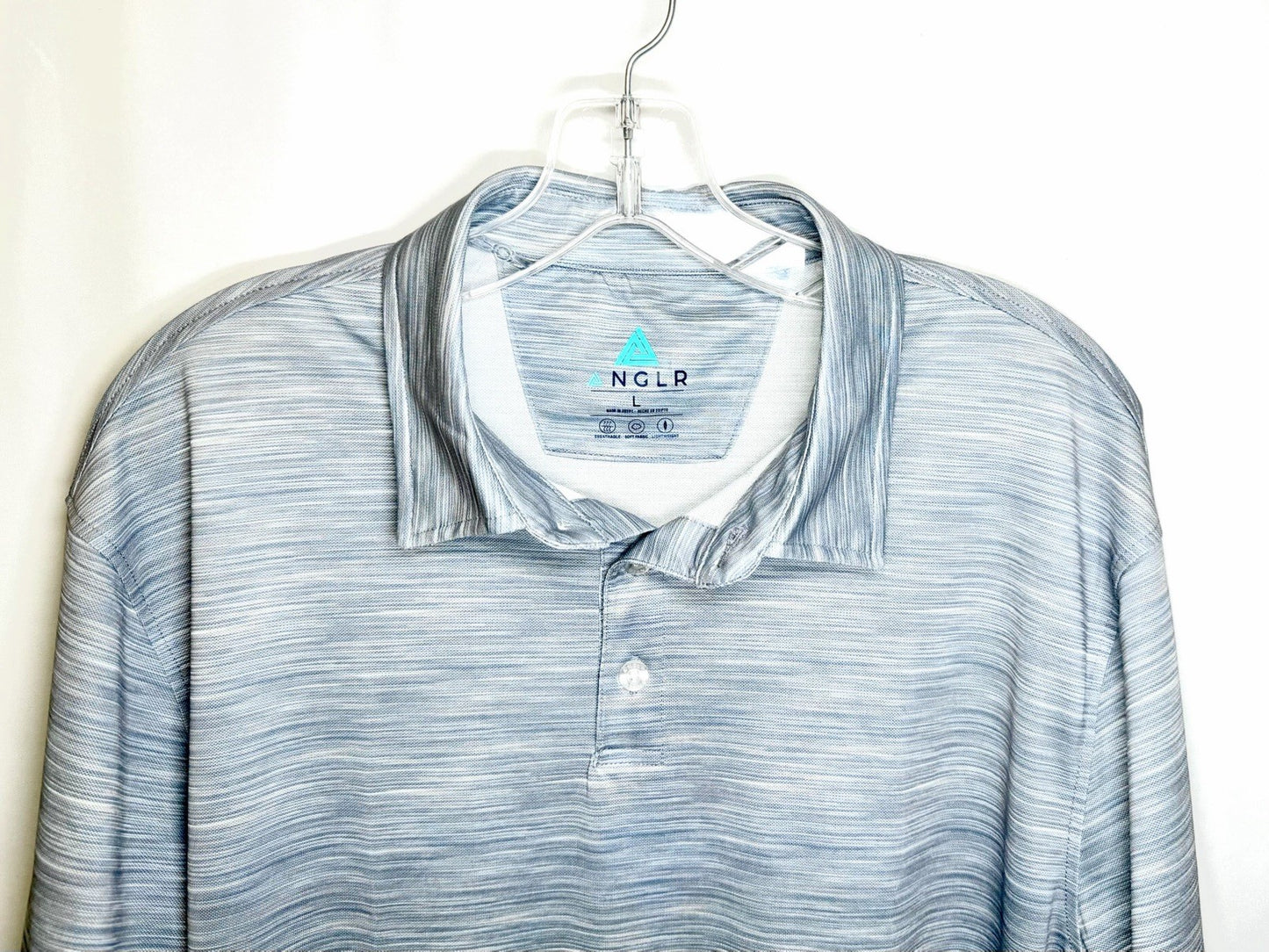 Anglr Fishing Gear Men’s Short Sleeve Performance Polo / Griffin  / Size Large