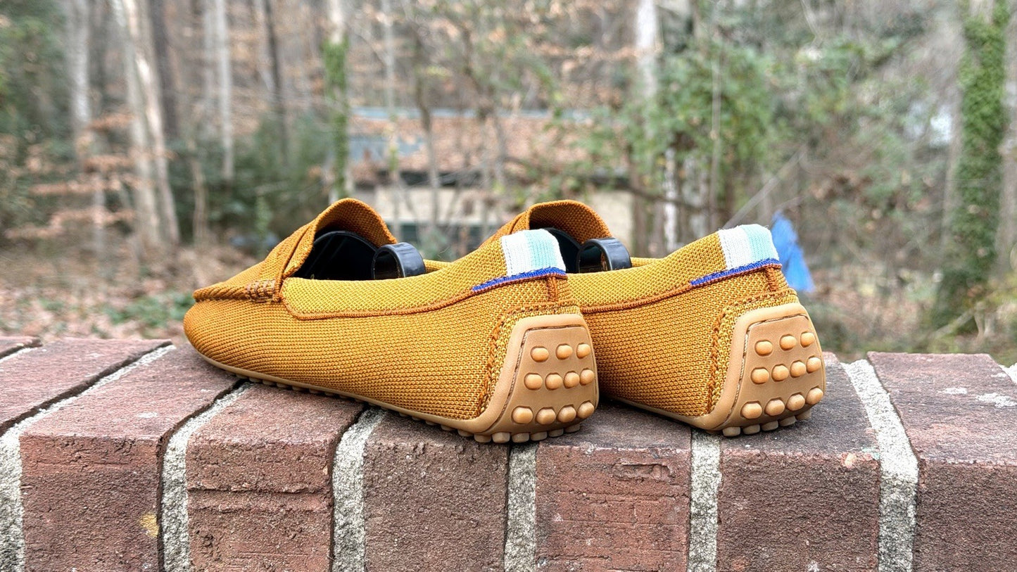 Rothy's The Driver Driving Loafer Slip On Flat Cognac Women's 8.5 US (Worn Once)