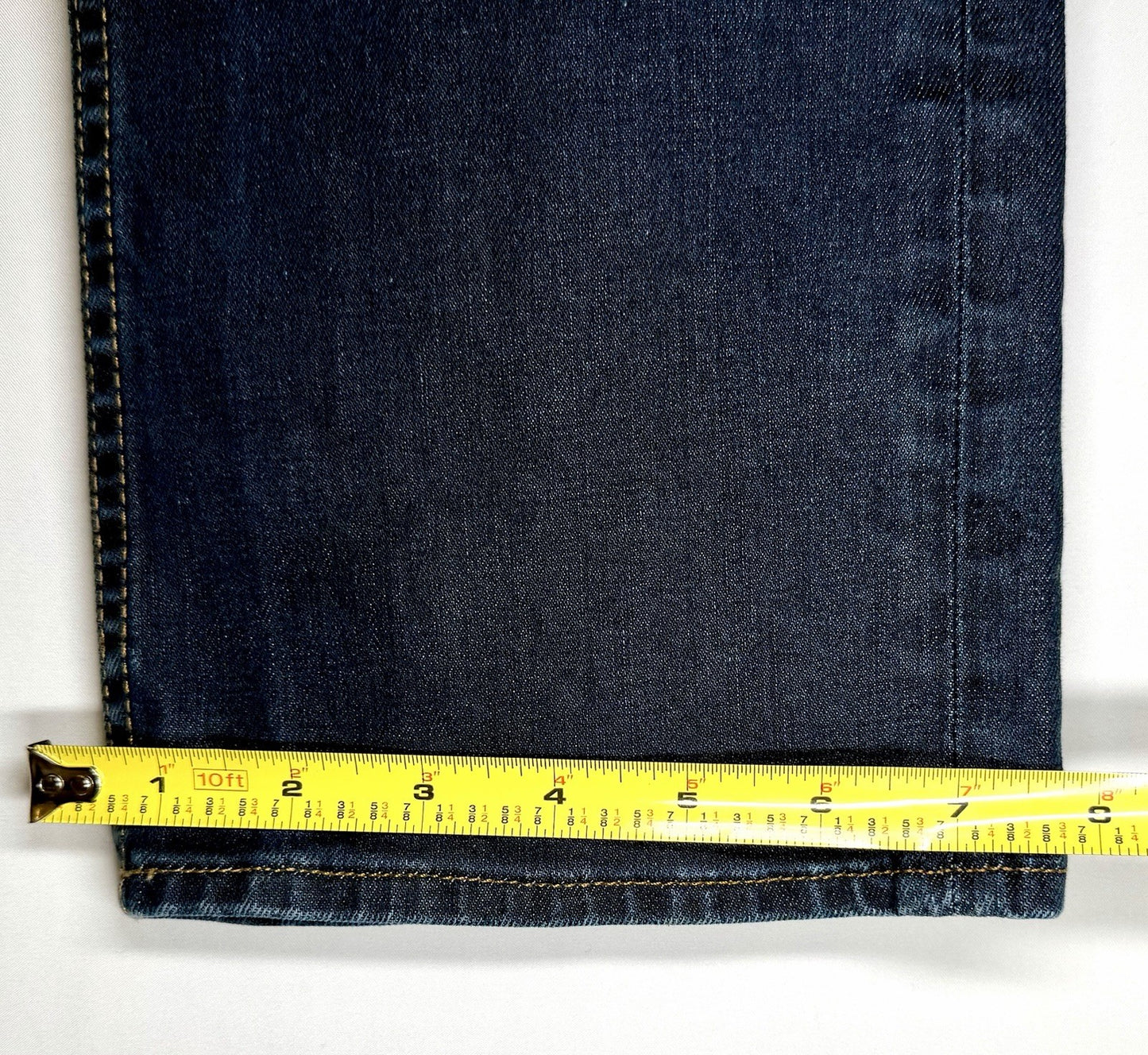 Hudson Byron 34” Straight Blue Jeans / Men’s Size 34x34 / Stretch Zip 5 Pocket