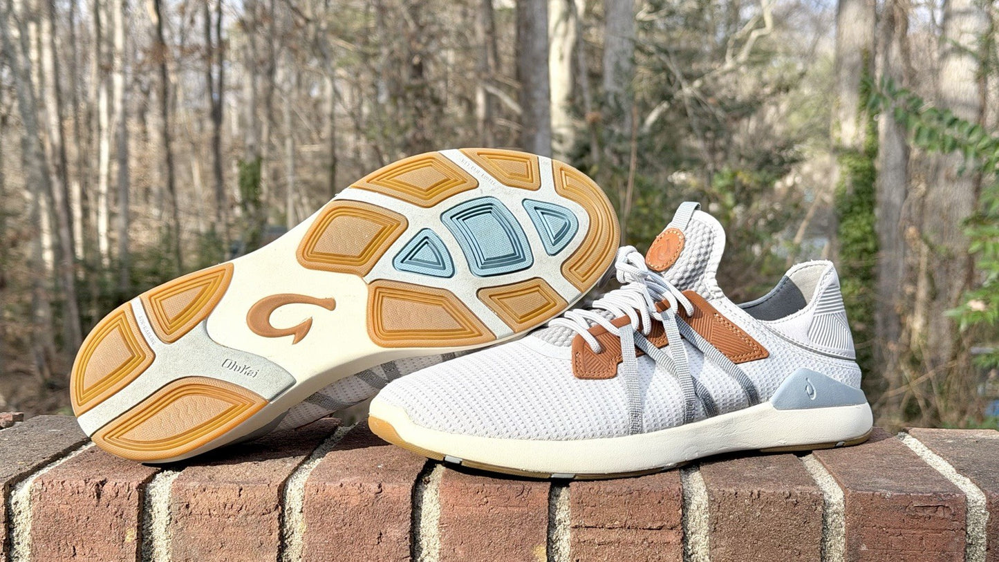 Olukai Mio Li Convertible Mesh Sneaker /Mist Grey-Poi / Men’s 11.5 / Retail $130