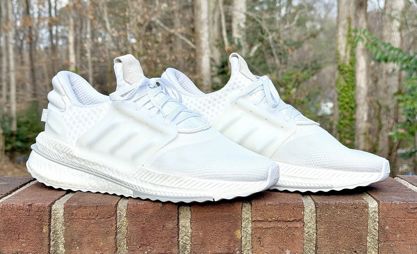 Adidas X_PLR Boost Men's Size 12 Triple White Running Shoes (HP3130)