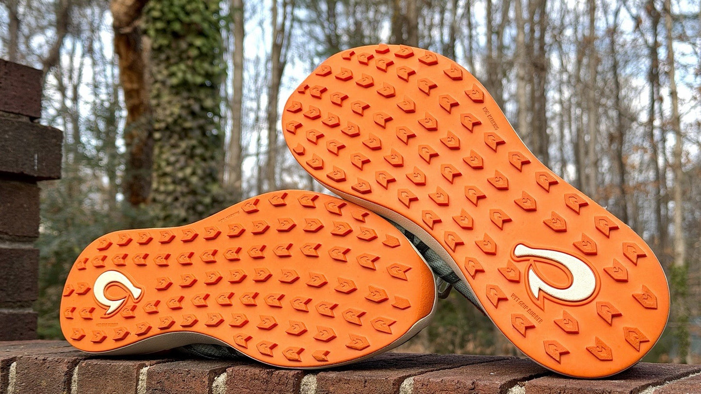 Olukai Manele Golf Shoes / Pale Moss-Orange / Size 11.5 / Worn Once / $150 New