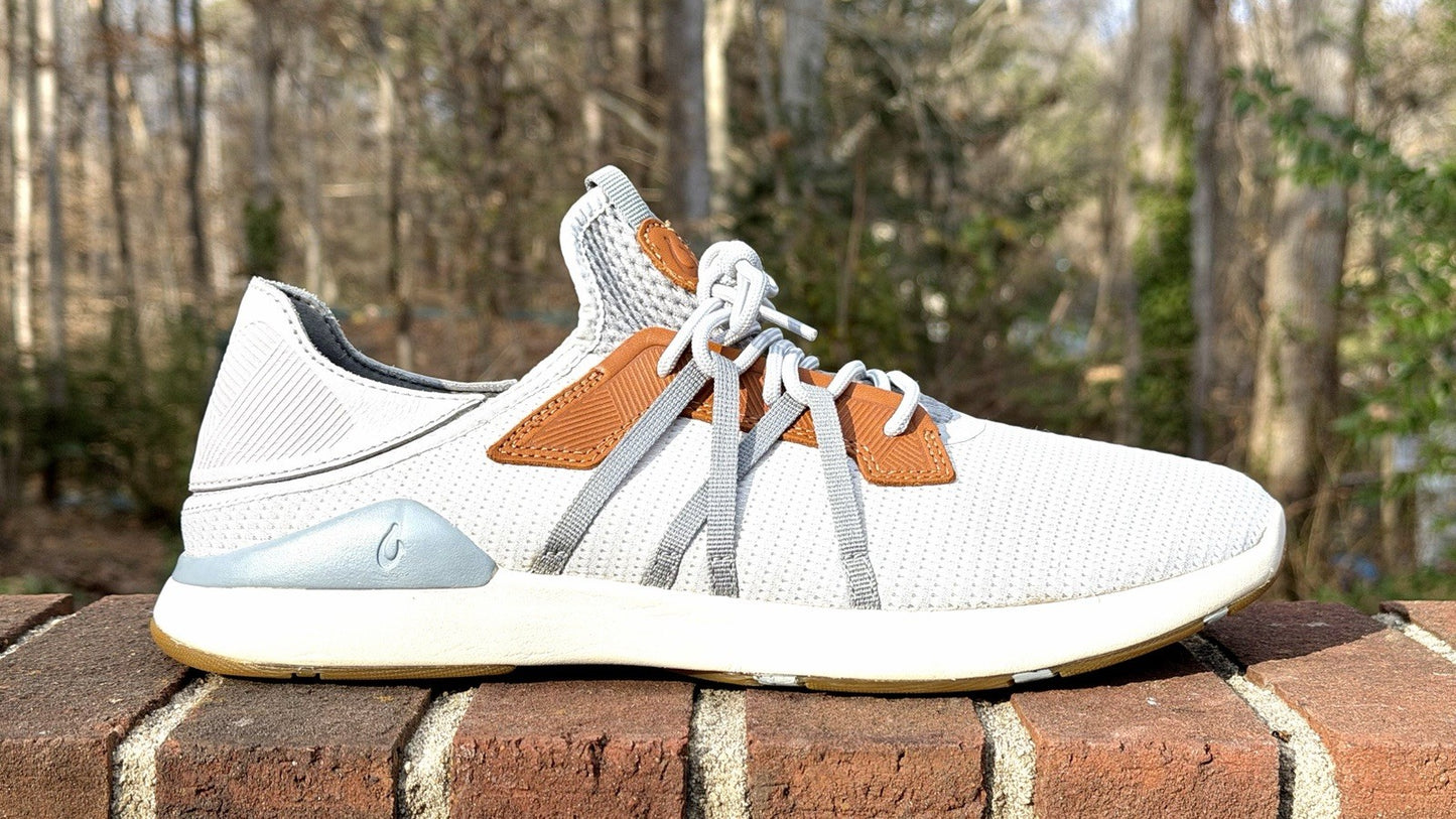 Olukai Mio Li Convertible Mesh Sneaker /Mist Grey-Poi / Men’s 11.5 / Retail $130