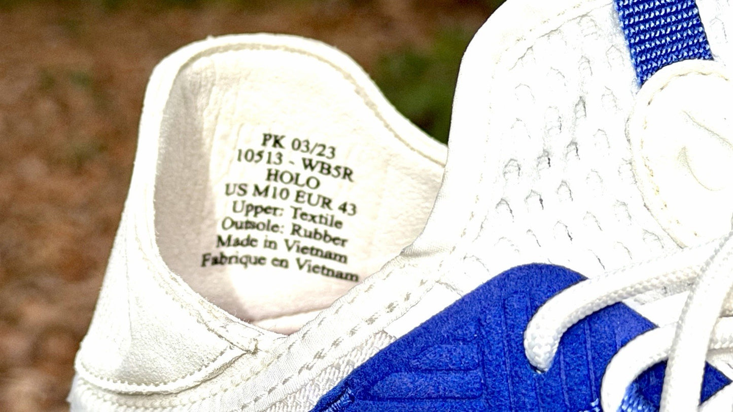 Olukai Holo Bright White/Colbalt Blue Sneaker Mens 10 (New W/O Tags) *RARE!!!!!*