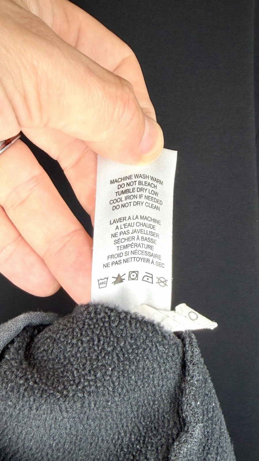 Travis Mathew Full Zip Jacket Mock Neck Sweatshirt Black Men’s XL Golf