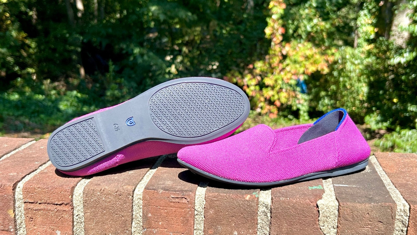 NWOT ROTHY’S The Flats Magenta Women’s Size 6.5