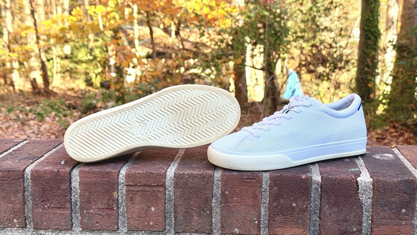 Rothy’s Bright White 038-017 The Lace Up Sneaker New US Women 7.5