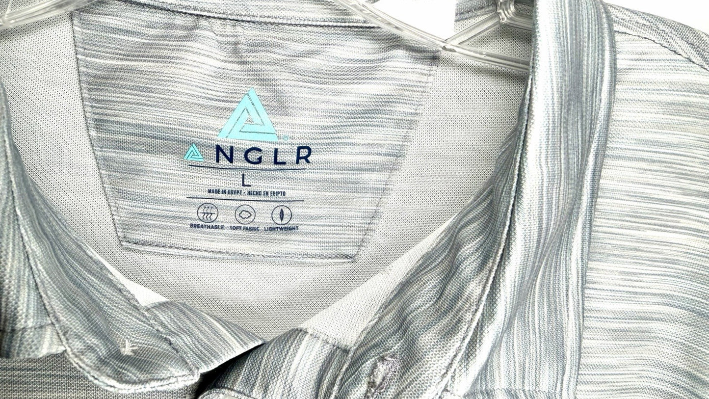 Anglr Fishing Gear Men’s Short Sleeve Performance Polo / Griffin  / Size Large