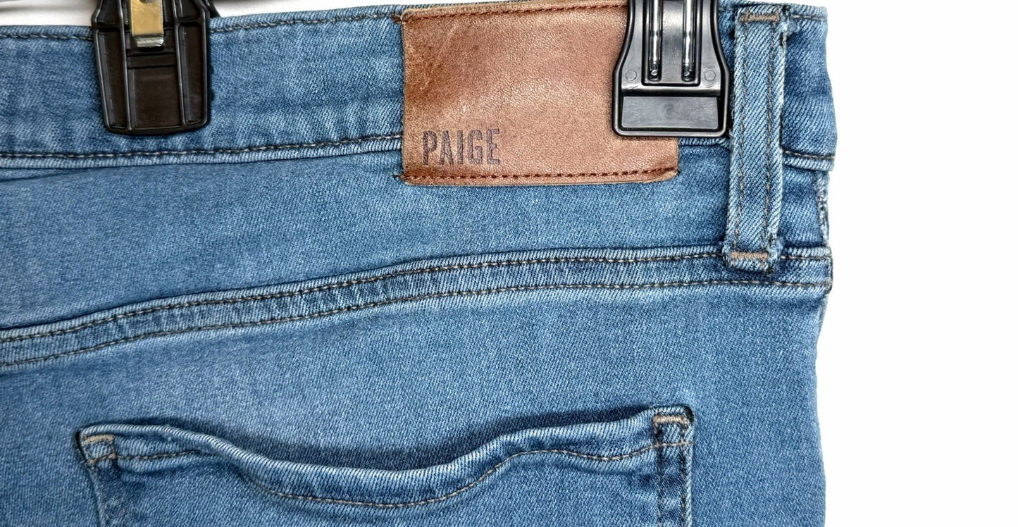 Paige Federal Jeans / Mens Size 34x30 / Blue Denim Stretch Slim Straight Leg