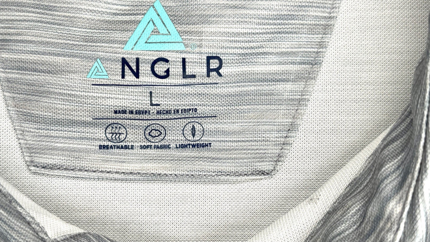 Anglr Fishing Gear Men’s Short Sleeve Performance Polo / Griffin  / Size Large