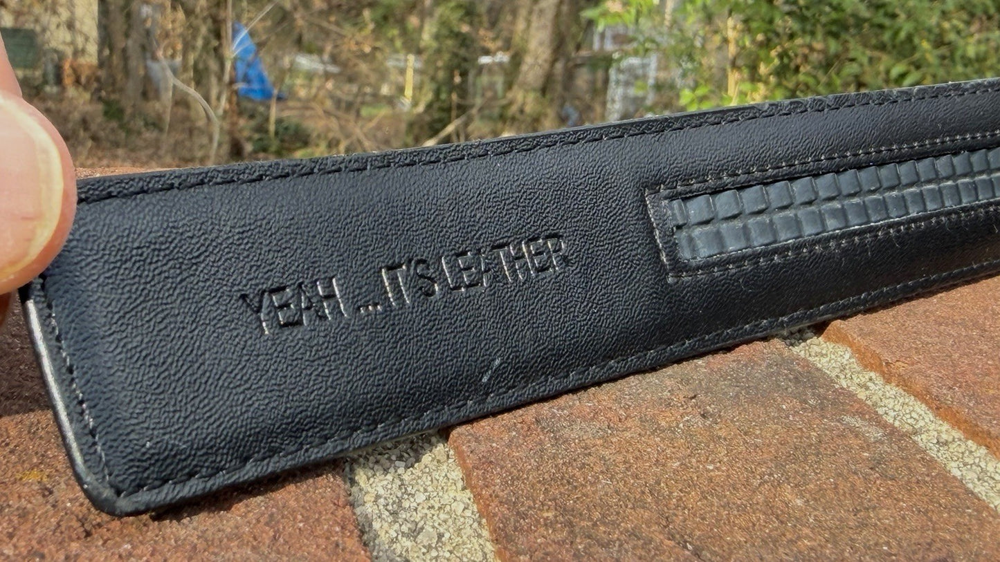 Mission Belt TWENTYFOUR / 40MM / Size M / Gold Buckle With Black Leather Band