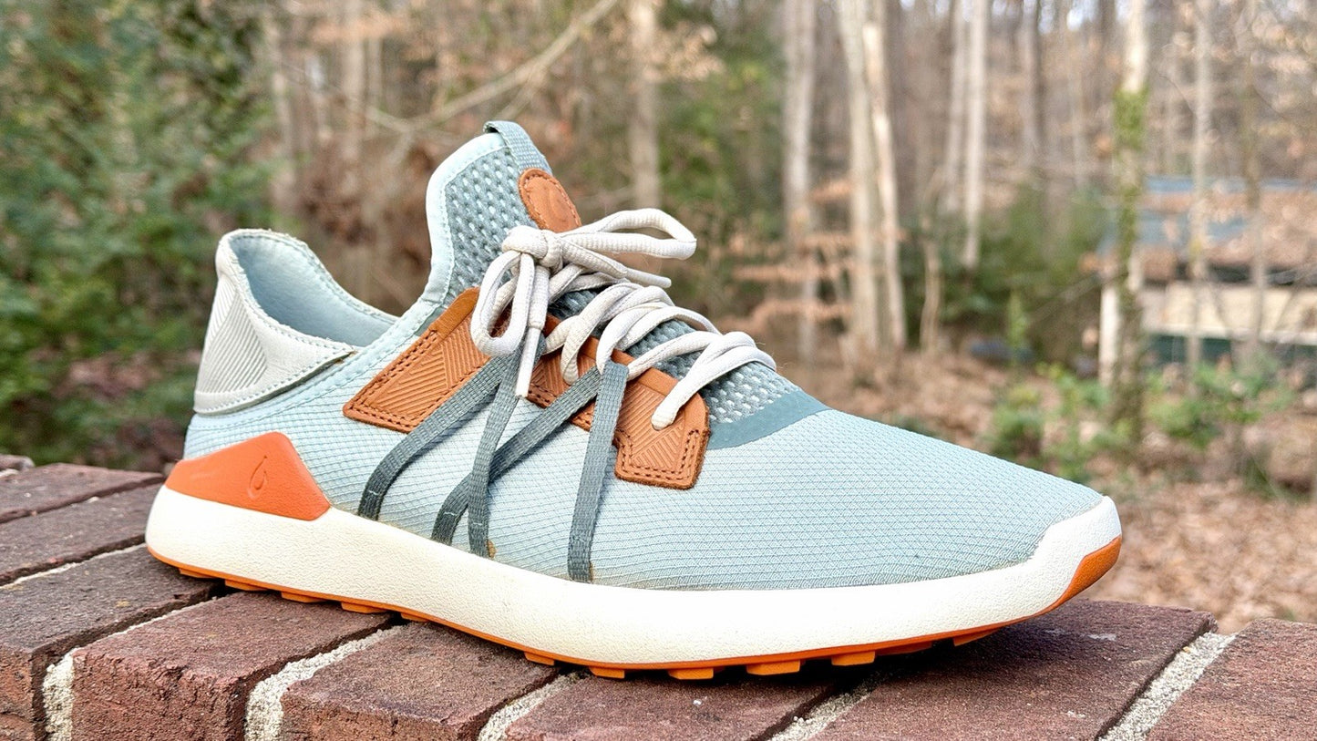 Olukai Manele Golf Shoes / Pale Moss-Orange / Size 11.5 / Worn Once / $150 New