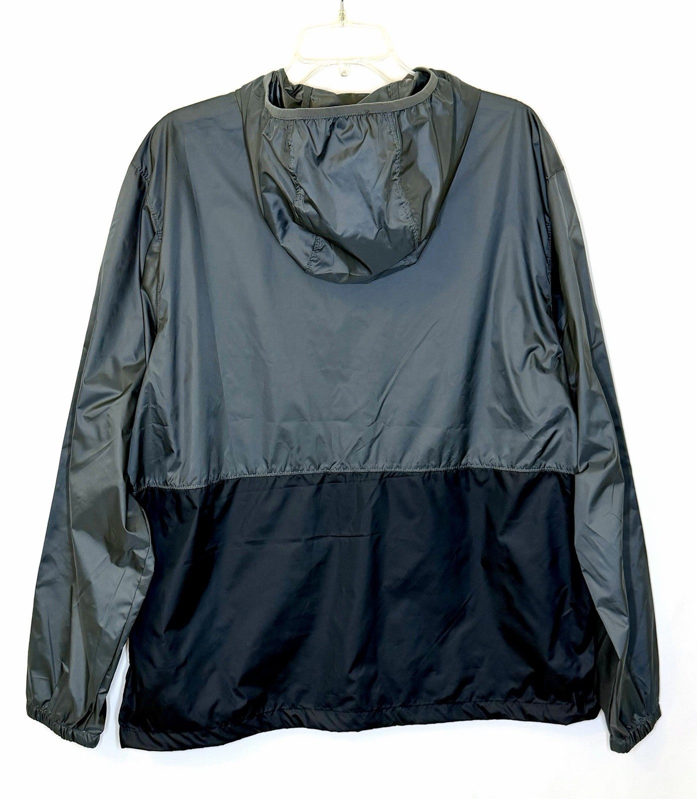 Columbia Men's Center Ridge Windbreaker Jacket / Black/Grey / Size Medium