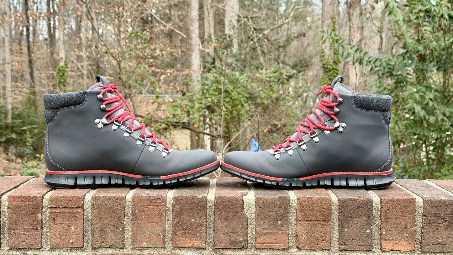 COLE HAAN ZERØGRAND Men's Size 11 Leather Water Resistant Hiking Boots $150 New