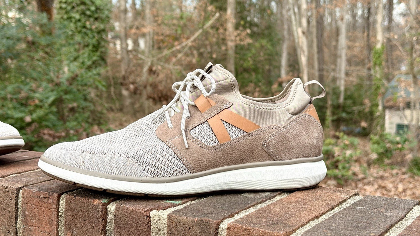 Florsheim Venture Knit Plain Toe Sneaker / Men’s Size 13W / Mushroom/ Worn Once!