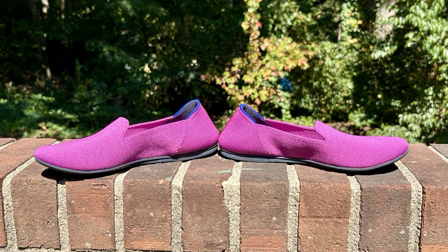 NWOT ROTHY’S The Flats Magenta Women’s Size 6.5