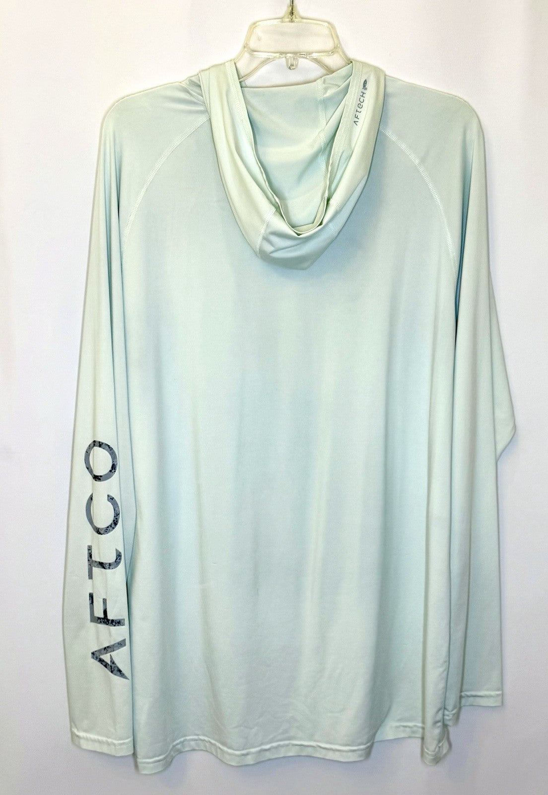 AFTCO Samurai 2 Hooded Long Sleeve UV Shirt / Canary Green Heather / Men’s Large