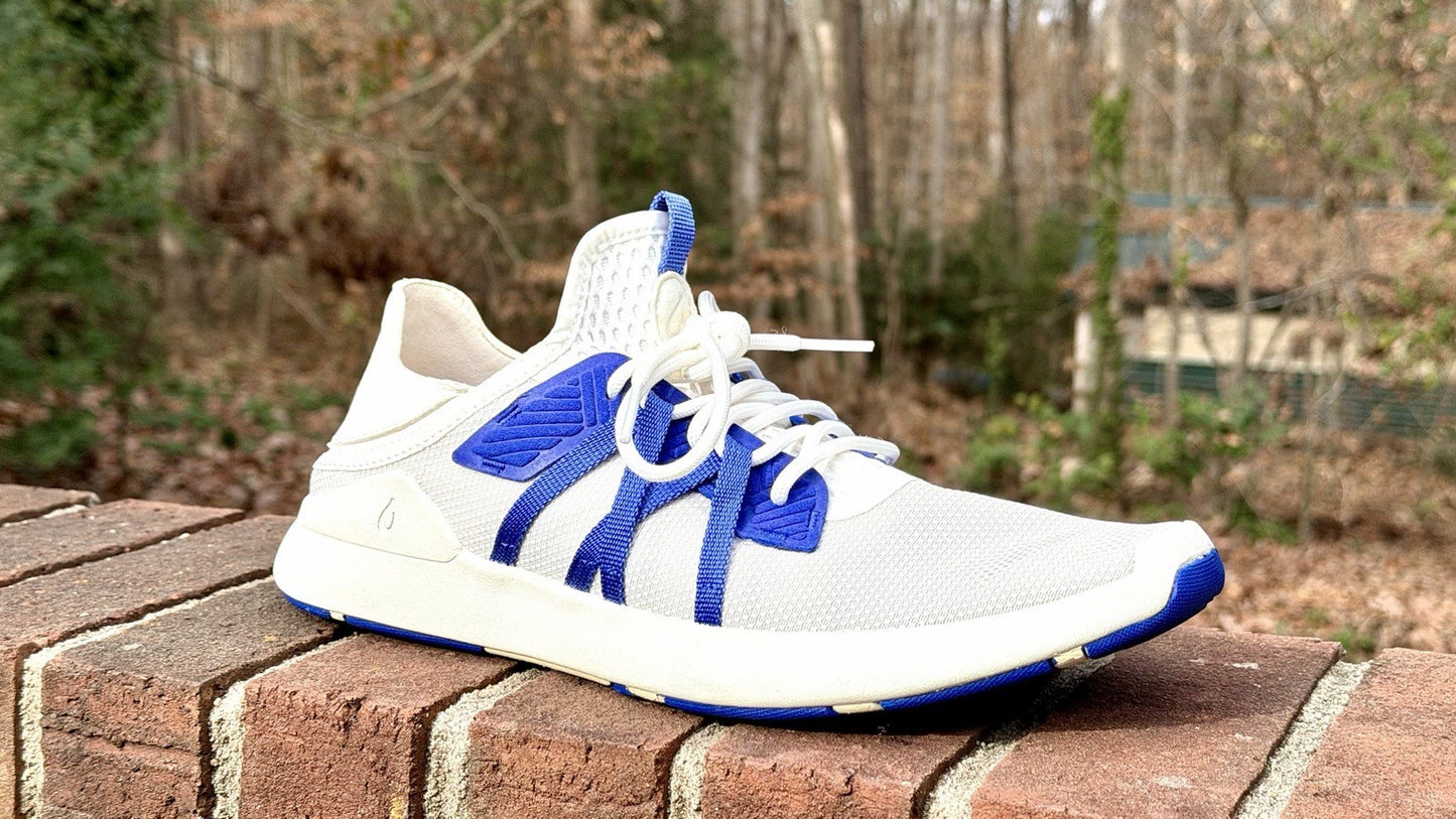 Olukai Holo Bright White/Colbalt Blue Sneaker Mens 10 (New W/O Tags) *RARE!!!!!*