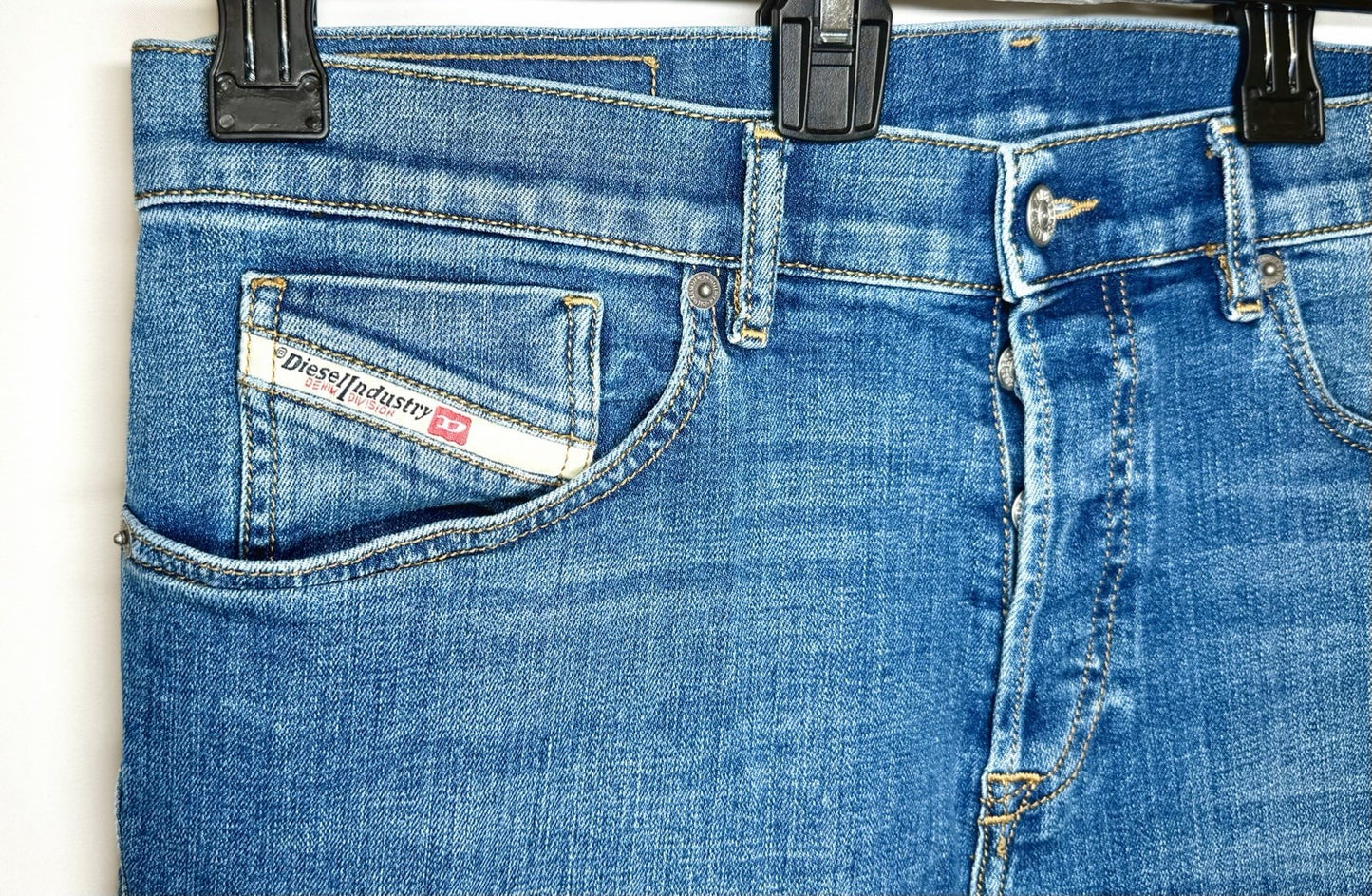 Mens Diesel 2005 D-FINING 09D45 Stretch Tapered Blue Jeans W32 L28