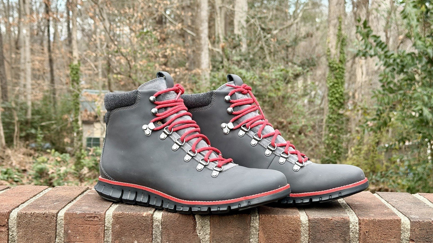 COLE HAAN ZERØGRAND Men's Size 11 Leather Water Resistant Hiking Boots $150 New