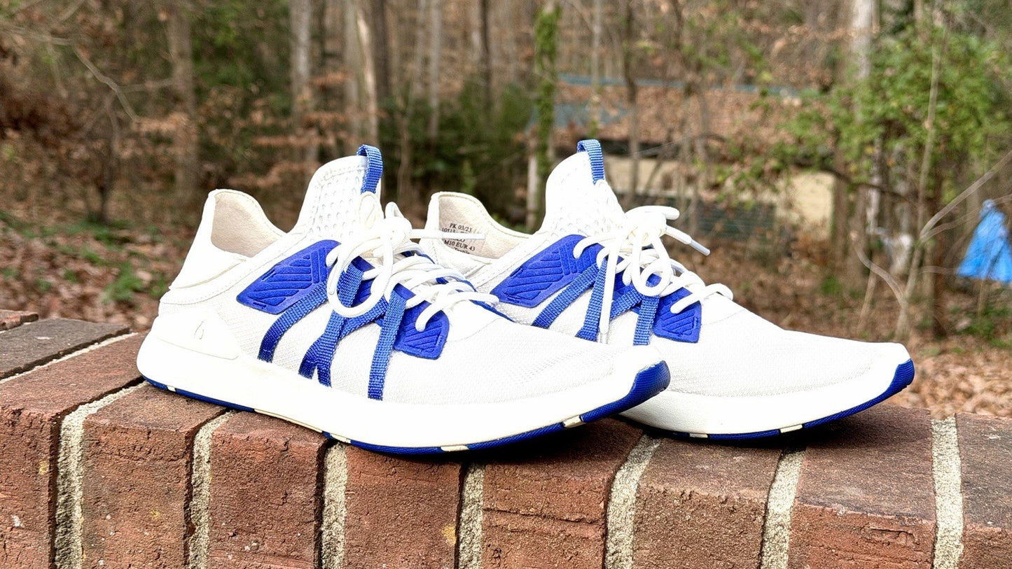 Olukai Holo Bright White/Colbalt Blue Sneaker Mens 10 (New W/O Tags) *RARE!!!!!*