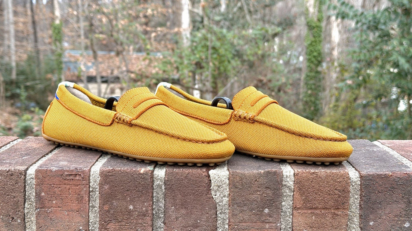 Rothy's The Driver Driving Loafer Slip On Flat Cognac Women's 8.5 US (Worn Once)