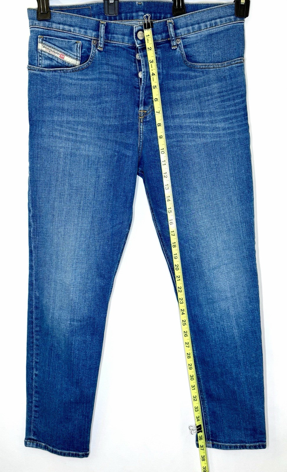 Mens Diesel 2005 D-FINING 09D45 Stretch Tapered Blue Jeans W32 L28