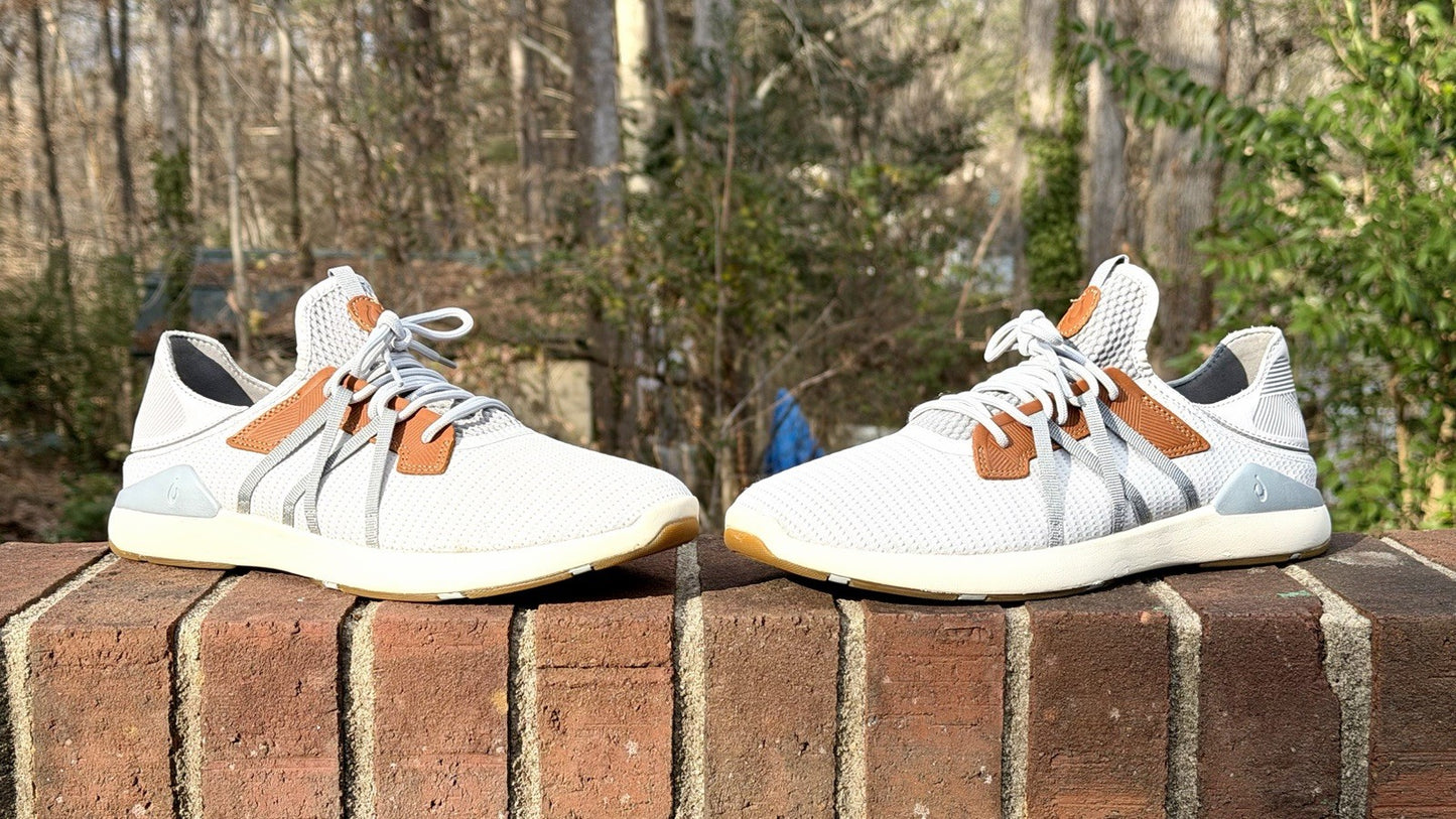 Olukai Mio Li Convertible Mesh Sneaker /Mist Grey-Poi / Men’s 11.5 / Retail $130