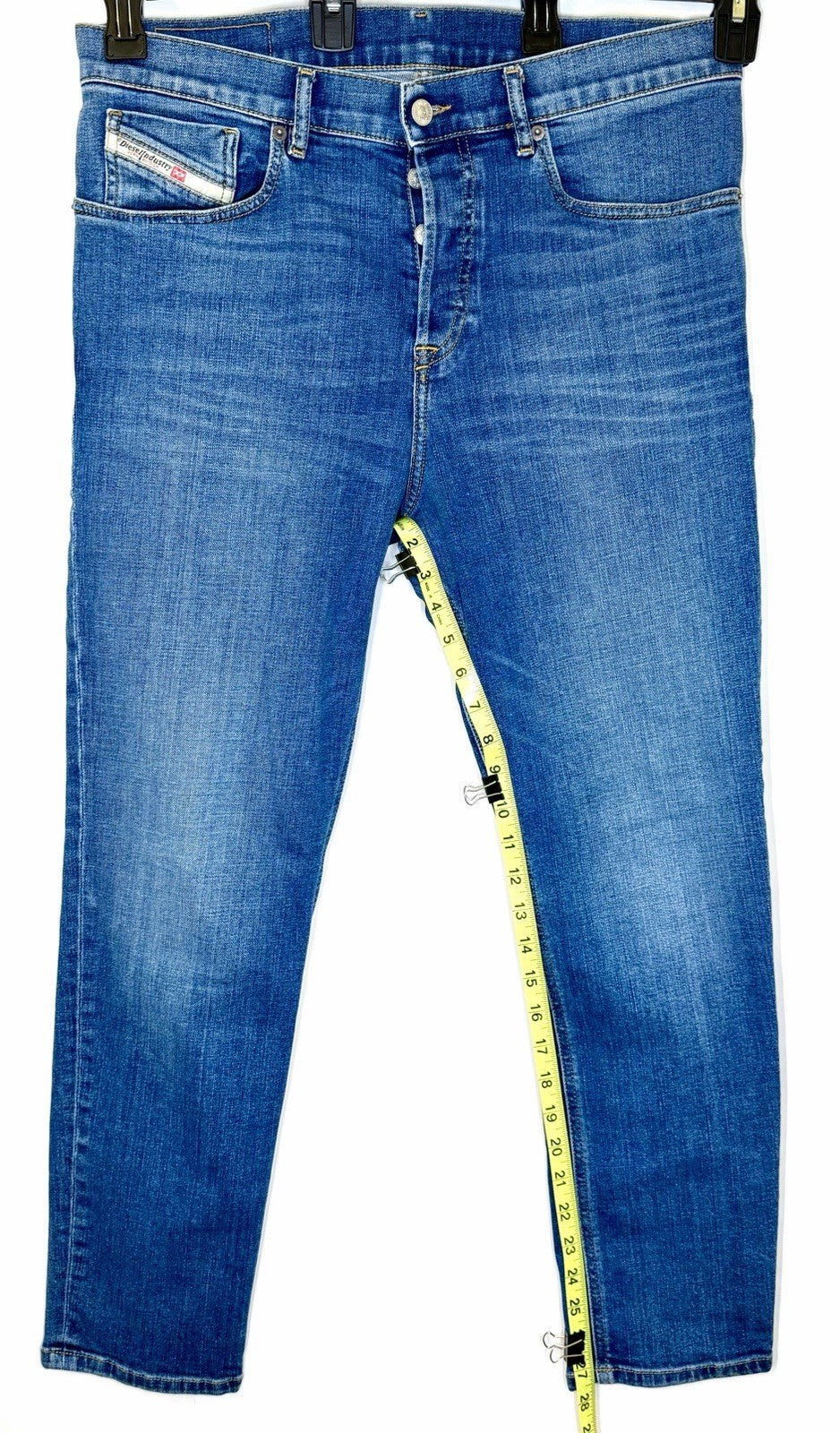 Mens Diesel 2005 D-FINING 09D45 Stretch Tapered Blue Jeans W32 L28
