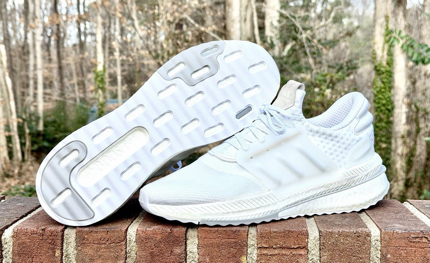 Adidas X_PLR Boost Men's Size 12 Triple White Running Shoes (HP3130)