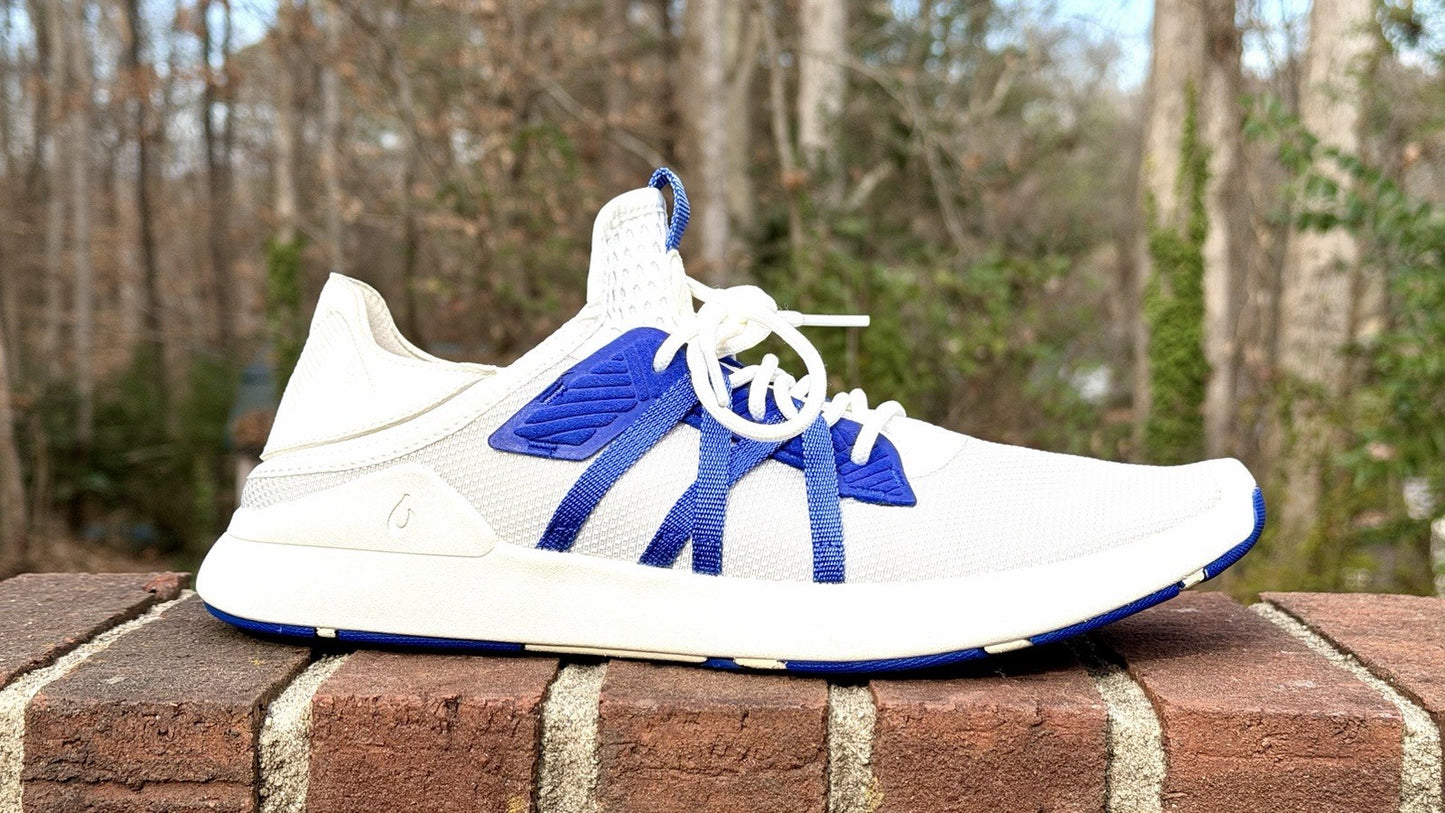 Olukai Holo Bright White/Colbalt Blue Sneaker Mens 10 (New W/O Tags) *RARE!!!!!*