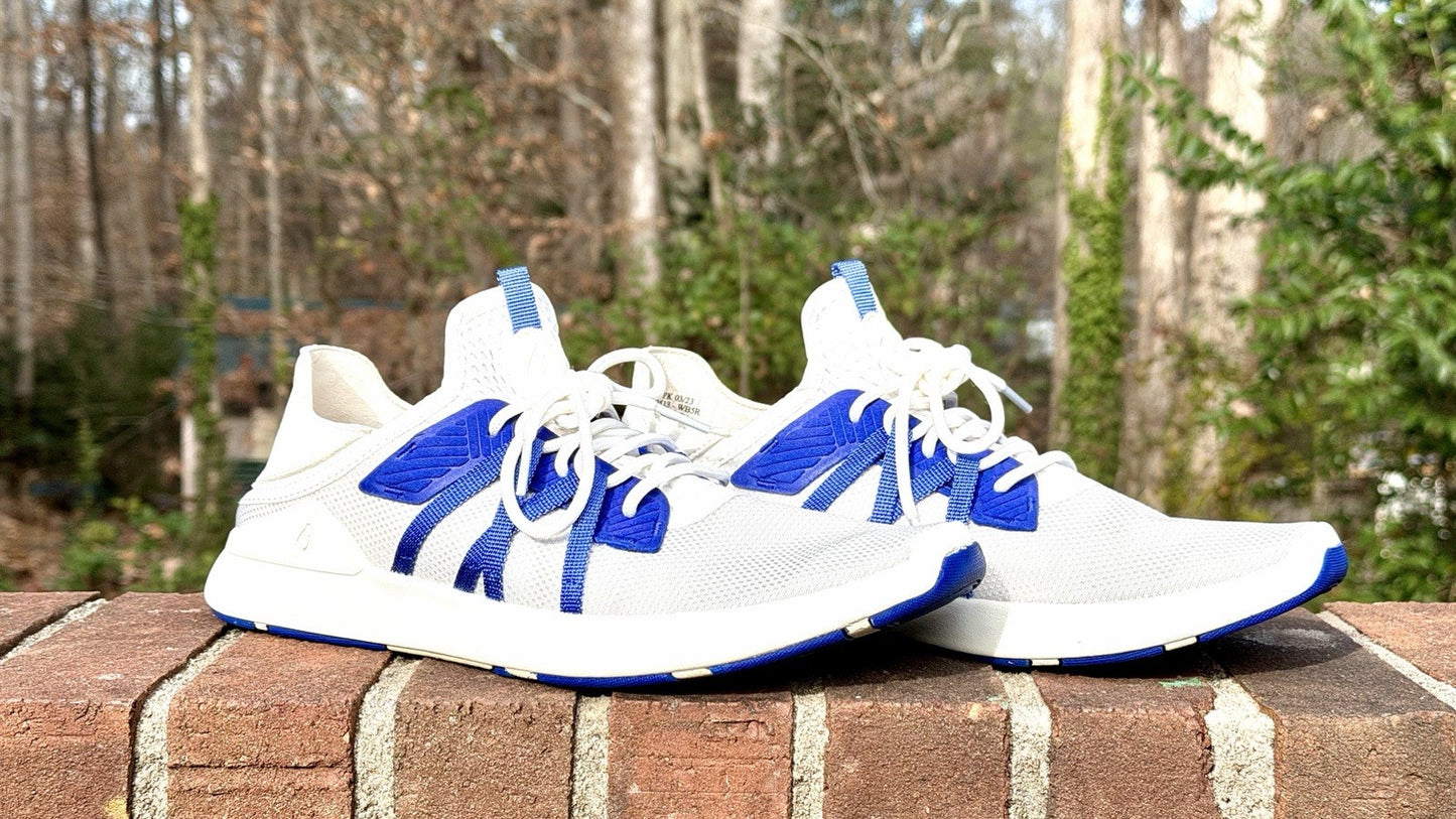 Olukai Holo Bright White/Colbalt Blue Sneaker Mens 10 (New W/O Tags) *RARE!!!!!*