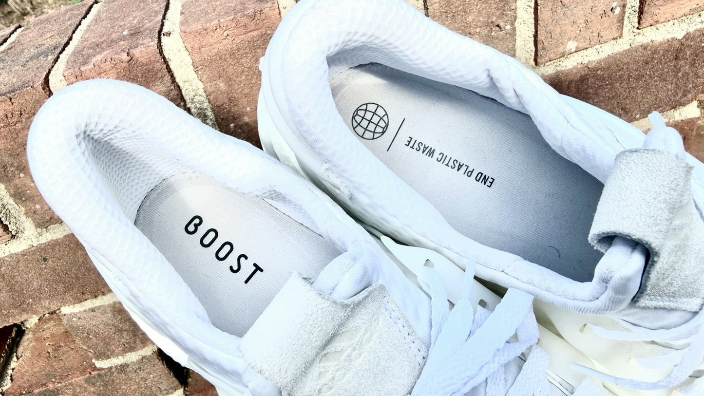 Adidas X_PLR Boost Men's Size 12 Triple White Running Shoes (HP3130)