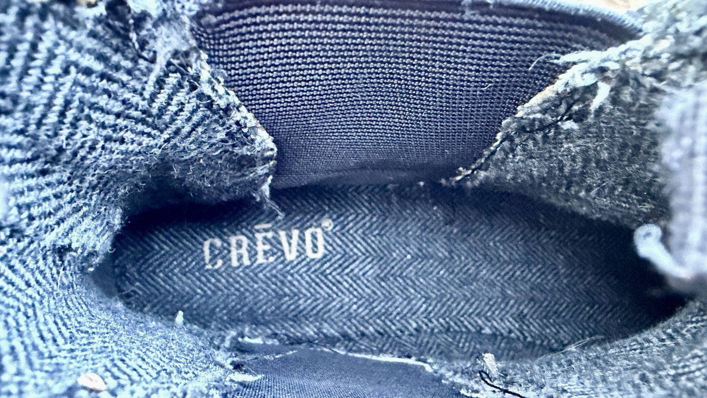 CREVO Douro Men's U.S. Size 11 Black Chelsea Boots Worn Twice The Deep Cleaned