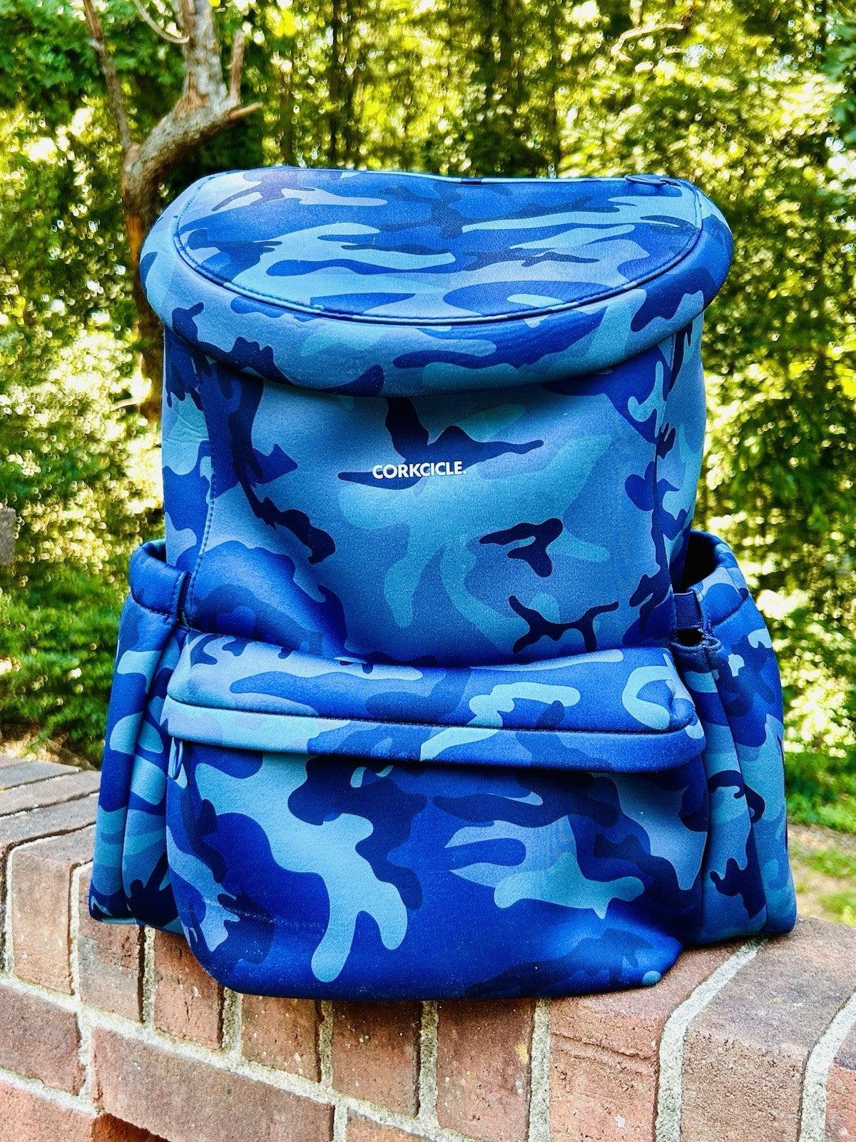 Corkcicle Lotus Backpack Cooler (Navy Camo) | Used Twice | $179 Retail | Clean!!