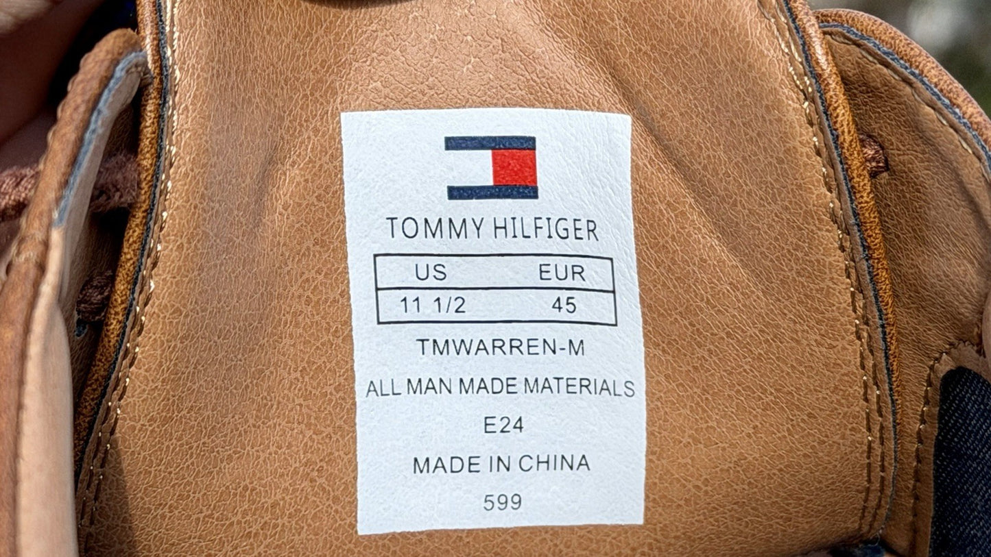 Tommy Hilfiger Men's Warren Oxford Shoes (Cognac) / Size 11.5 M Size / Worn Once