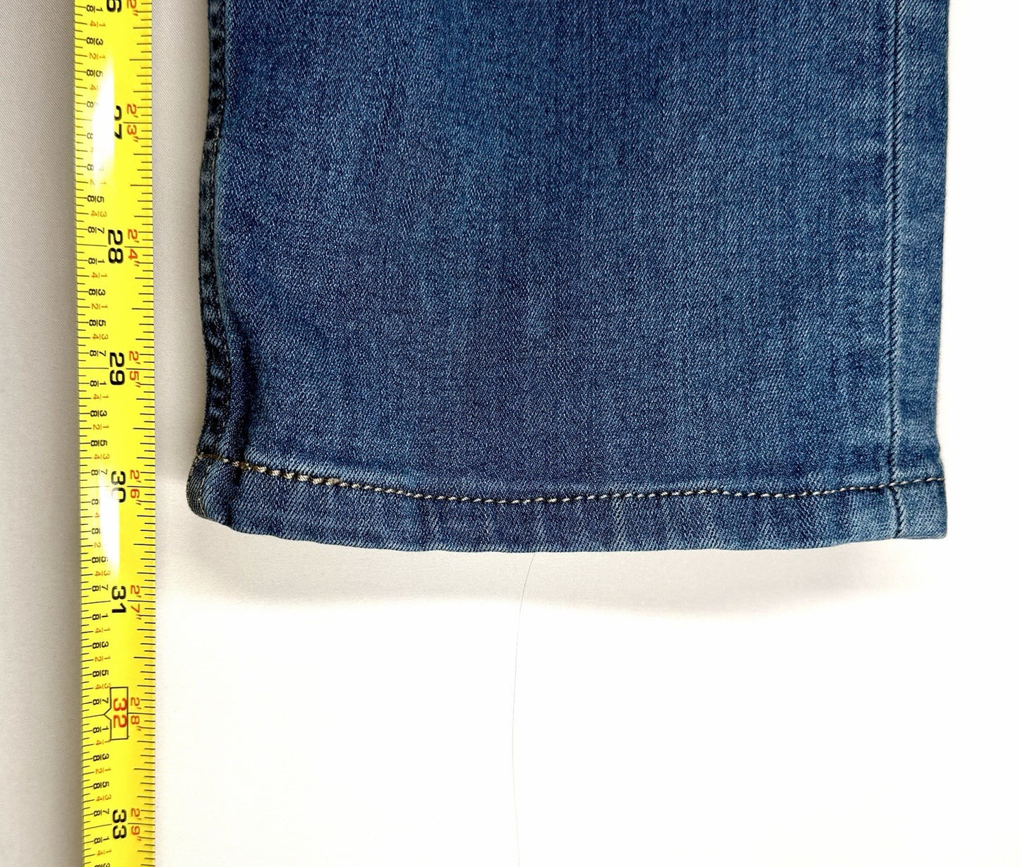 Paige Federal Jeans / Mens Size 34x30 / Blue Denim Stretch Slim Straight Leg