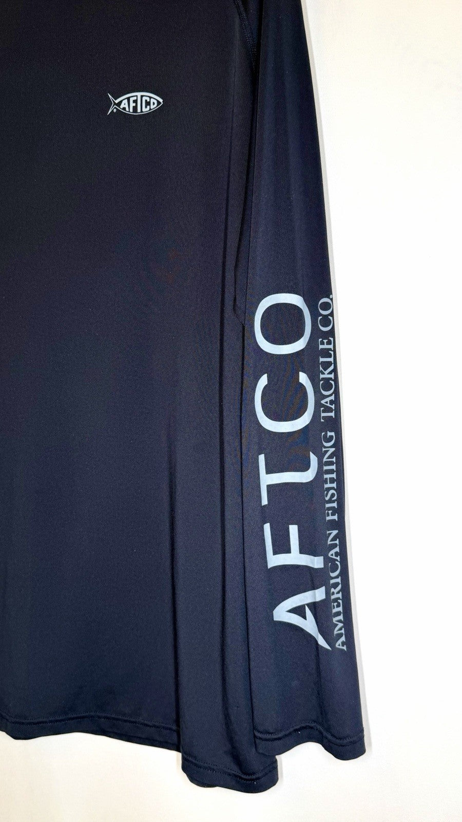 AFTCO Samurai 2 Sun Protection Long Sleeve Shirt / Black / Men’s Large