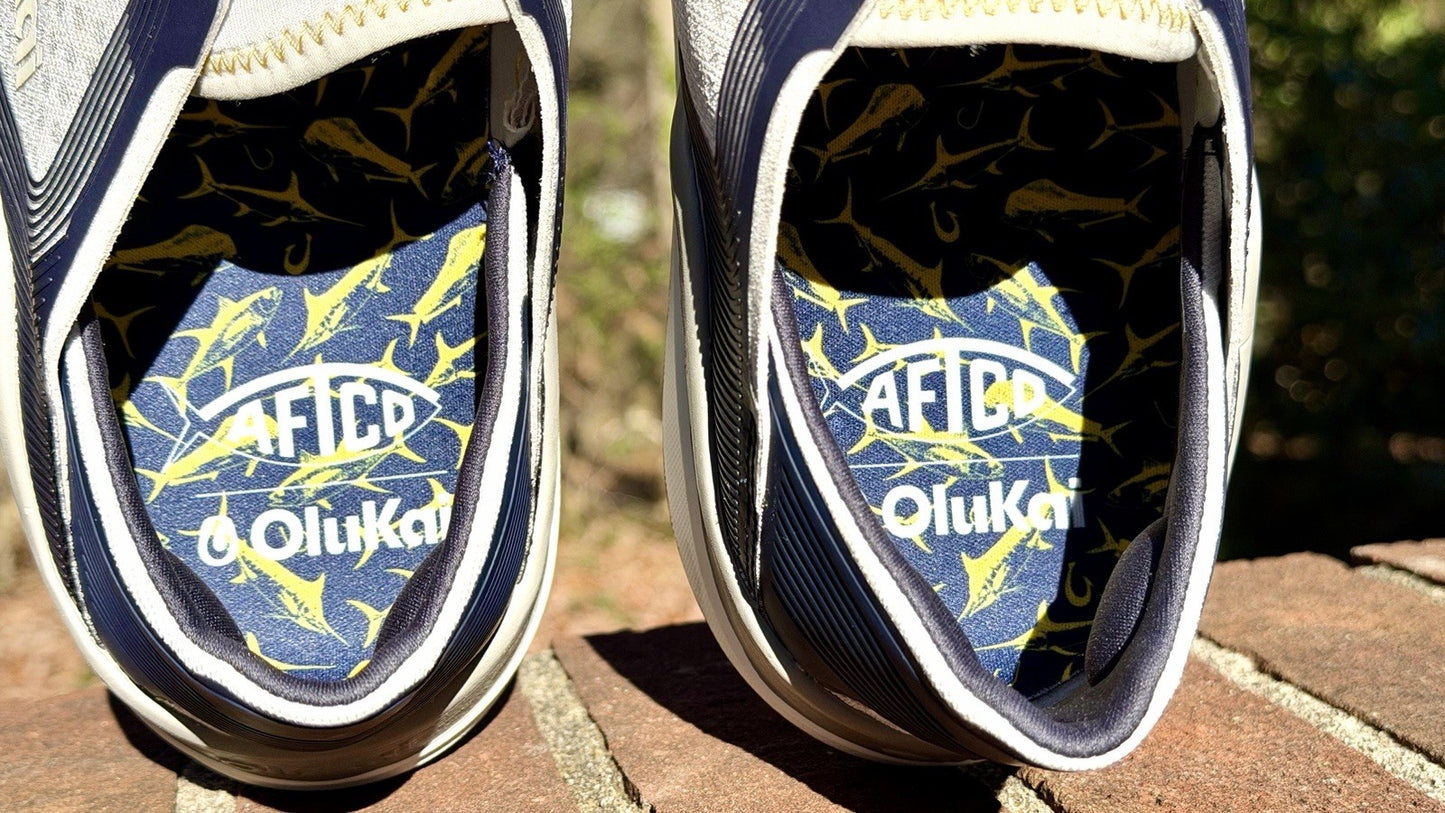 RARE Olukai x AFTCO Ahi Performance Marine Shoes Men 11.5 / Limited Edition Only