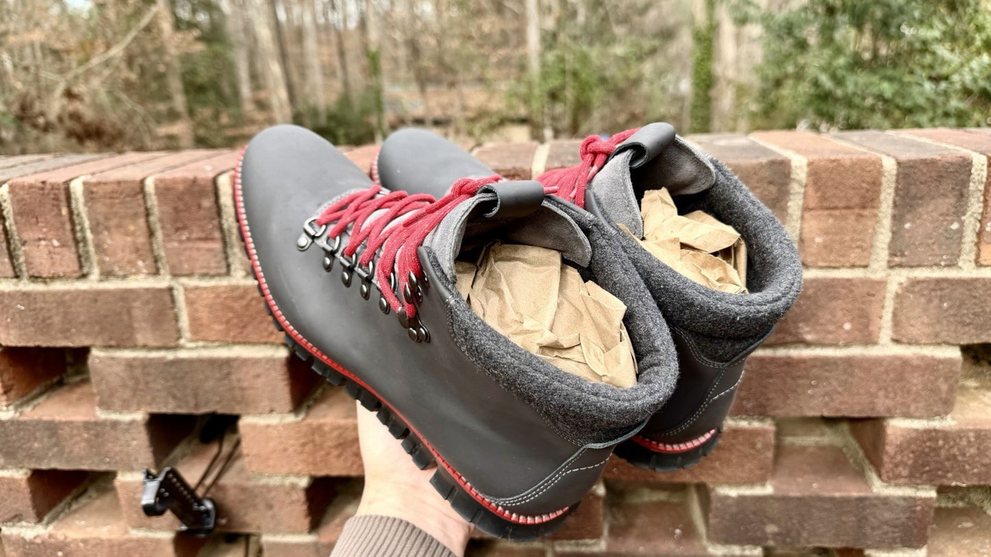 COLE HAAN ZERØGRAND Men's Size 11 Leather Water Resistant Hiking Boots $150 New