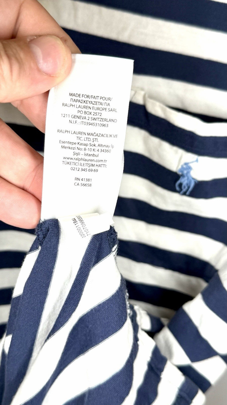 Ralph Lauren RLX Polo Golf Shirt Men’s Large Performance Striped Wicking Striped