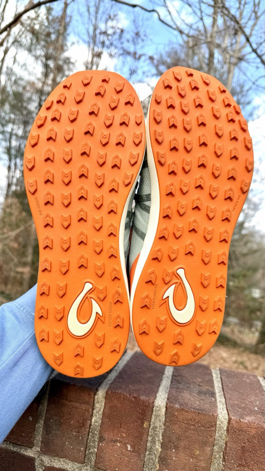 Olukai Manele Golf Shoes / Pale Moss-Orange / Size 11.5 / Worn Once / $150 New