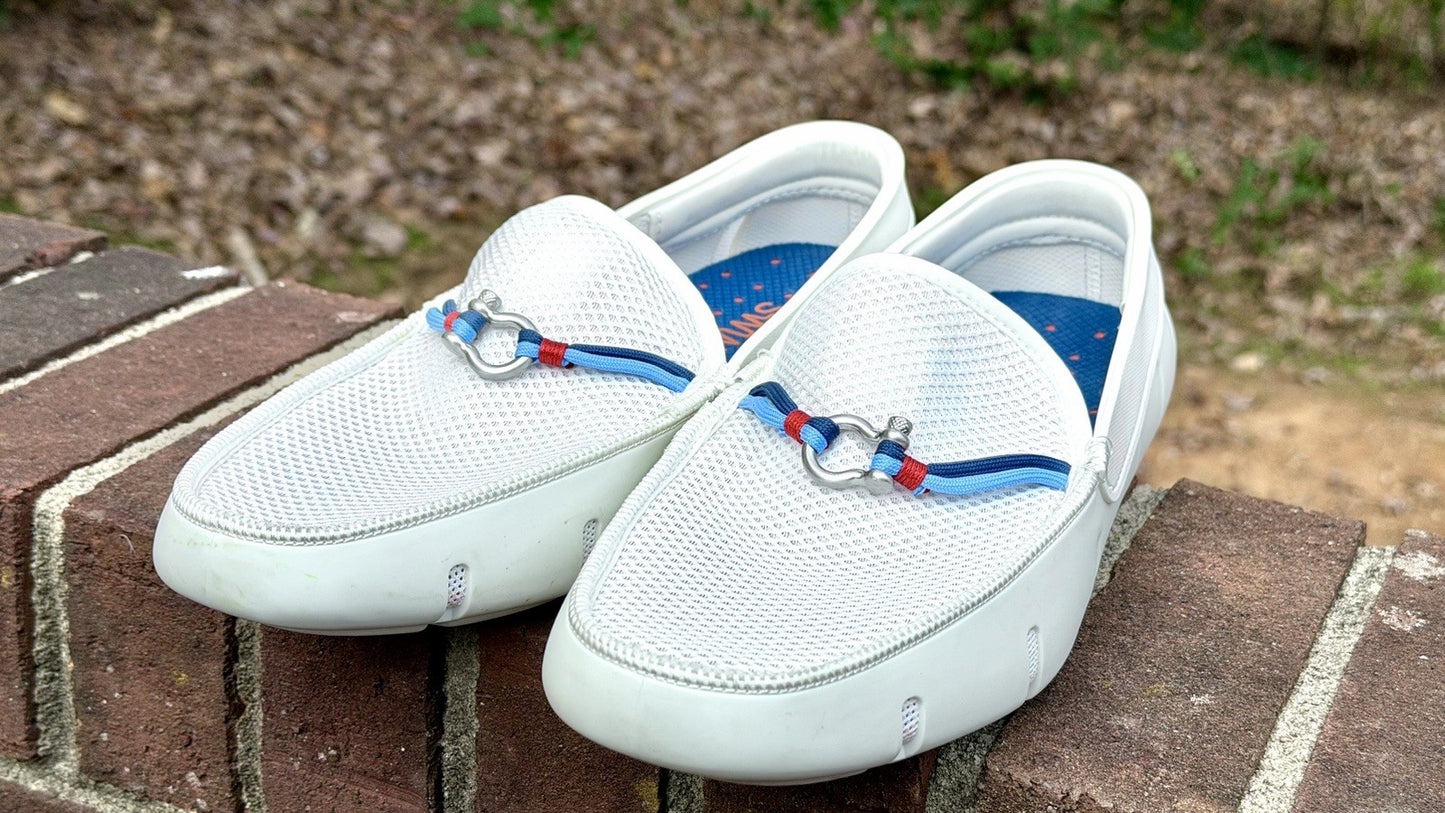 SWIMS Men's Riva Loafers Men’s Size 12 White MSRP $228 - NWOB - See Pics!!!
