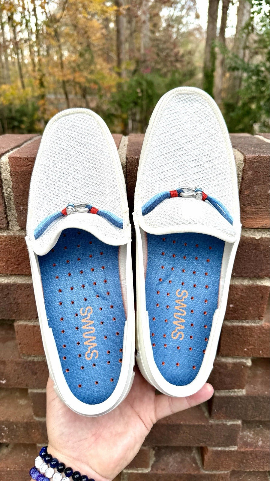 SWIMS Men's Riva Loafers Men’s Size 12 White MSRP $228 - NWOB - See Pics!!!